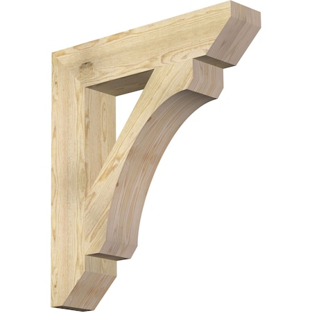 Ekena Millwork Legacy Slat Rough Sawn Bracket, Douglas Fir, 6"W x 30"D x 34"H BKT06X30X34LEC06RDF